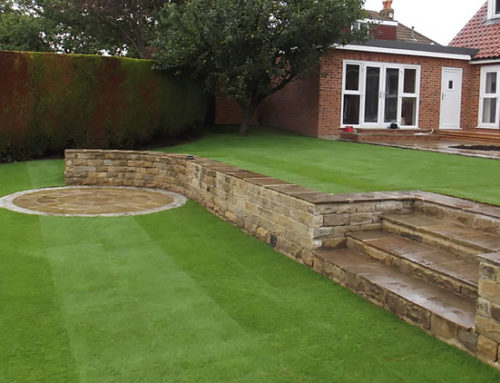 Large Split Levelled Garden