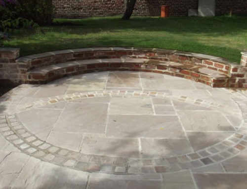 Seating Area and Vegetable Garden