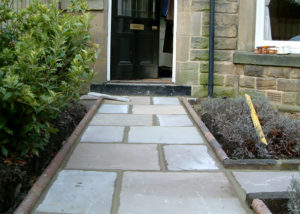 Front Path and Victorian Edging Tiles