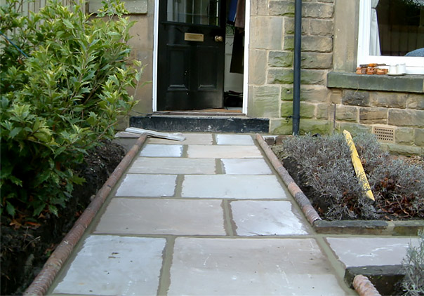 Front Path and Victorian Edging Tiles