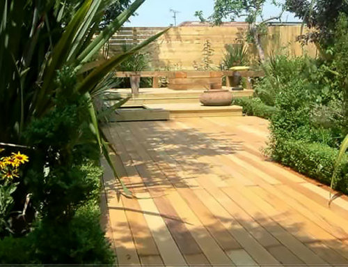 Hardwood Deck Area