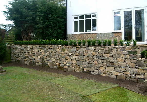 Raised patio area for entertaining